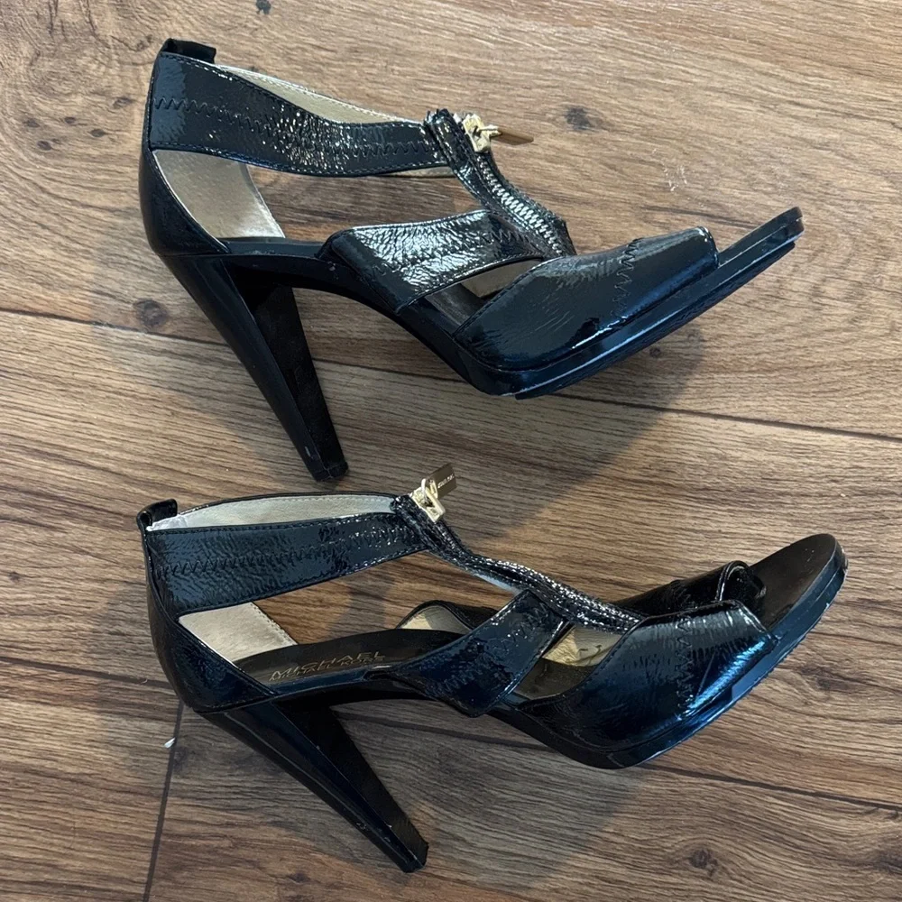 Michael Kors Glossy Black Heels